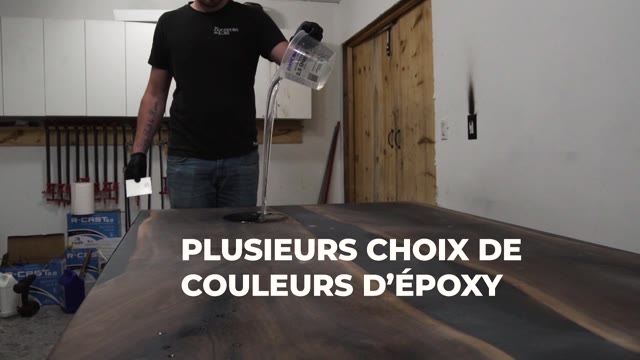 Surfaces d'époxy sur mesure
